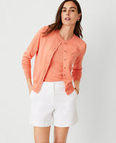 Vinci Leather White The City Short