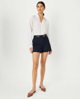 Vinci Leather Atlantic Navy The City Short
