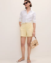 Vinci Leather Yellow Buttercream The Mid Short