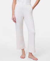 Vinci Leather Light Oak Heather Wide-Leg Lounge Pants