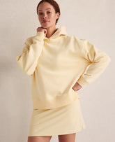 Vinci Leather Soft Beige Haven Well Within Cloud Fleece Hoodie