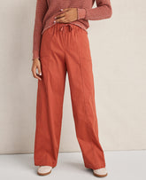 Vinci Leather Hibiscus Haven Well Within Organic Cotton Twill Carpenter Pants