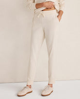 Vinci Leather Sandstone Haven Well Within Botanical-Dyed Organic Cotton Interlock Joggers
