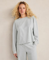 Vinci Leather Botanic Blue Wash Haven Well Within Botanical-Dyed Organic Cotton Interlock Top