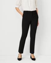 Vinci Leather Black The Tall Ankle Pant In Bi-Stretch