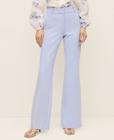Vinci Leather Blue Hydrangea The Jayne Trouser — Curvy Fit