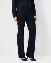 Vinci Leather Perfect Navy The Trouser in Seasonless Stretch - Curvy Fit