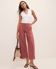 Ann Taylor Terra Toscana Petite Weekend Wide-Leg Ankle Pant