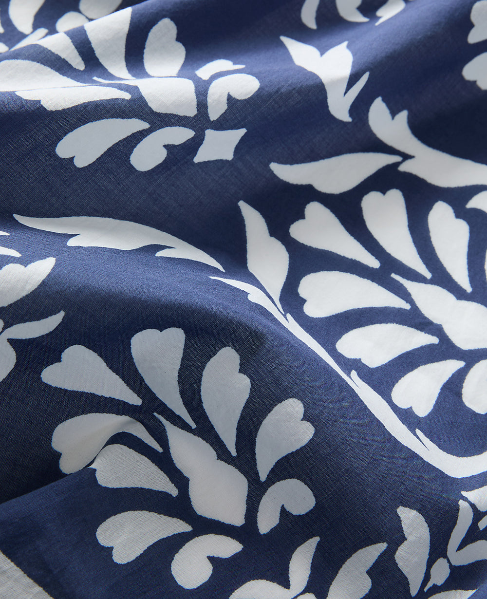 Ann Taylor Daydream Blue Floral Scarf