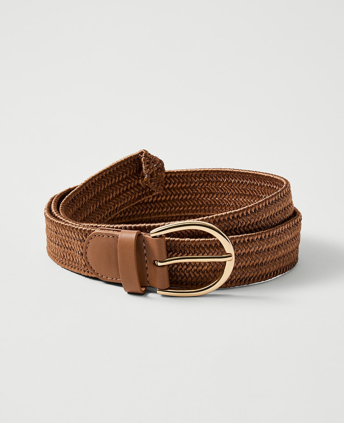 Ann Taylor Golden Bronze Braided Belt