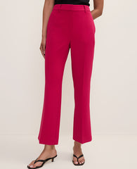 Ann Taylor Granita The Flare Ankle Pant in Fluid Crepe