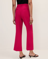 Ann Taylor Granita The Flare Ankle Pant in Fluid Crepe