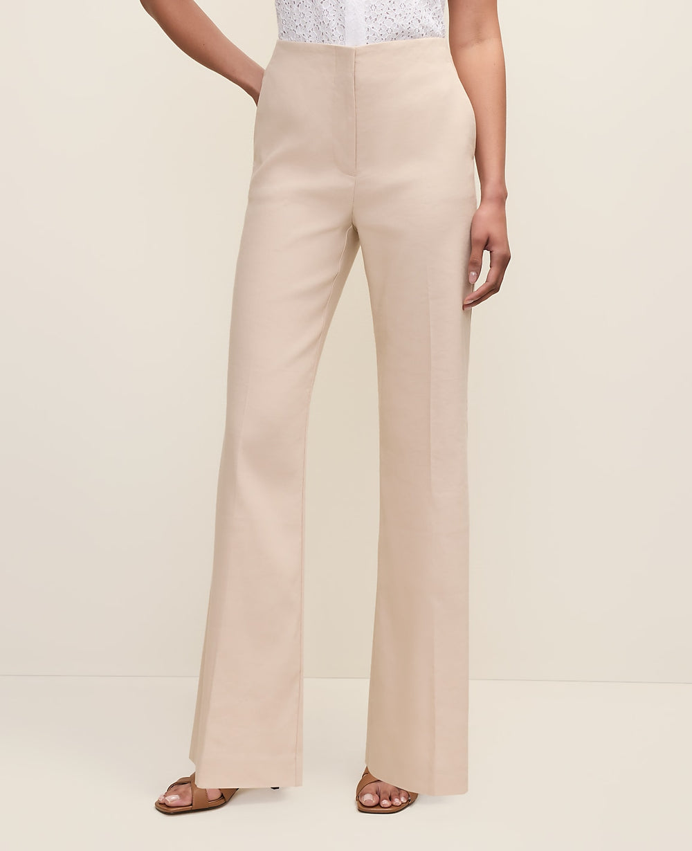 Ann Taylor Sail Cloth The Linen Trouser
