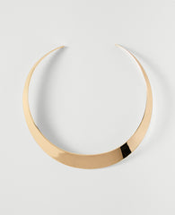 Ann Taylor Goldtone Metal Cuff Necklace