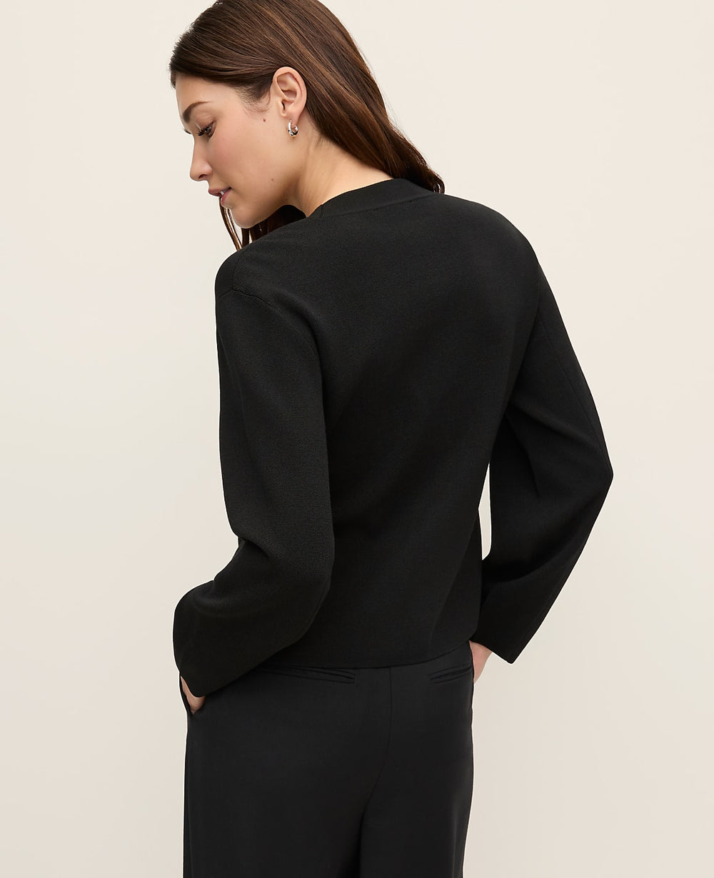 Ann Taylor Black V-Neck Cardigan