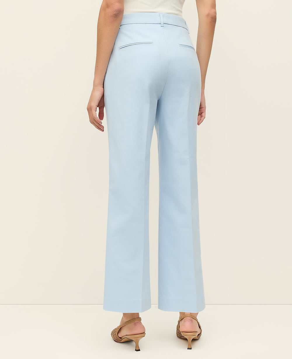 Ann Taylor Cashmere Blue The High Rise Everyday Ankle Pant in Doubleweave