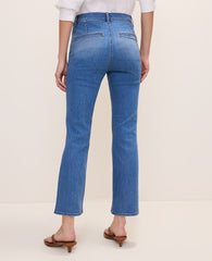 Ann Taylor Venice Blue Medium The Cropped Boot Jean