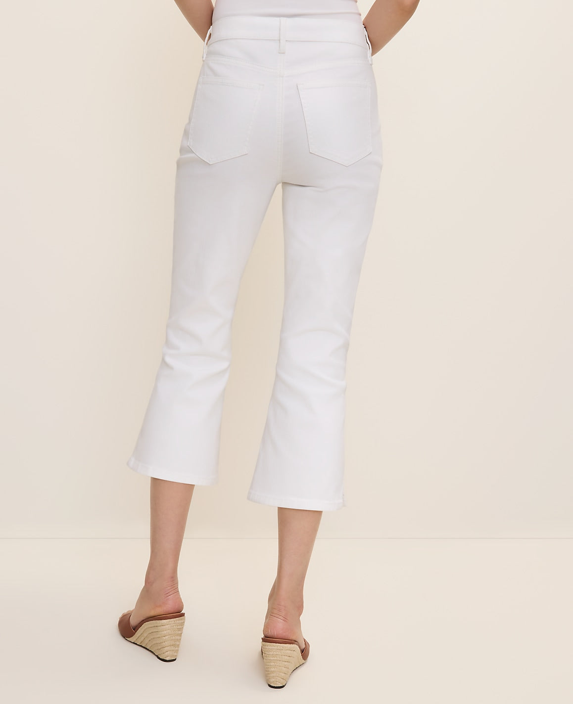Ann Taylor White The Capri Jean