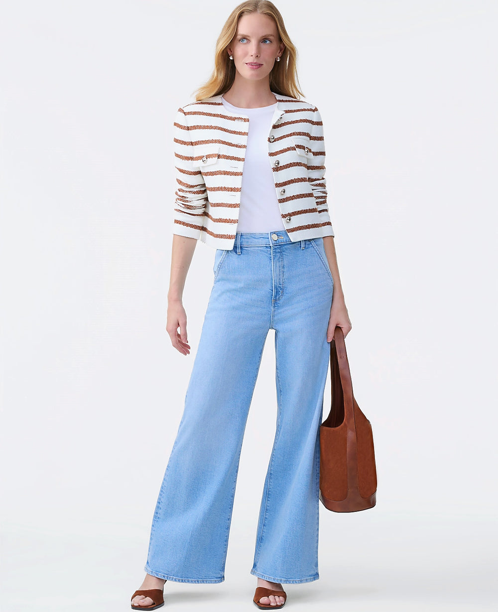 Ann Taylor Light Wash Indigo The Denim Trouser