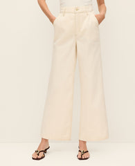 Ann Taylor Ivory Weekend Trouser Jean