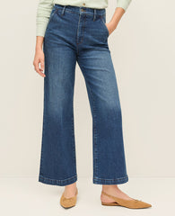 Ann Taylor Luxe Indigo Wash The Trouser Jean