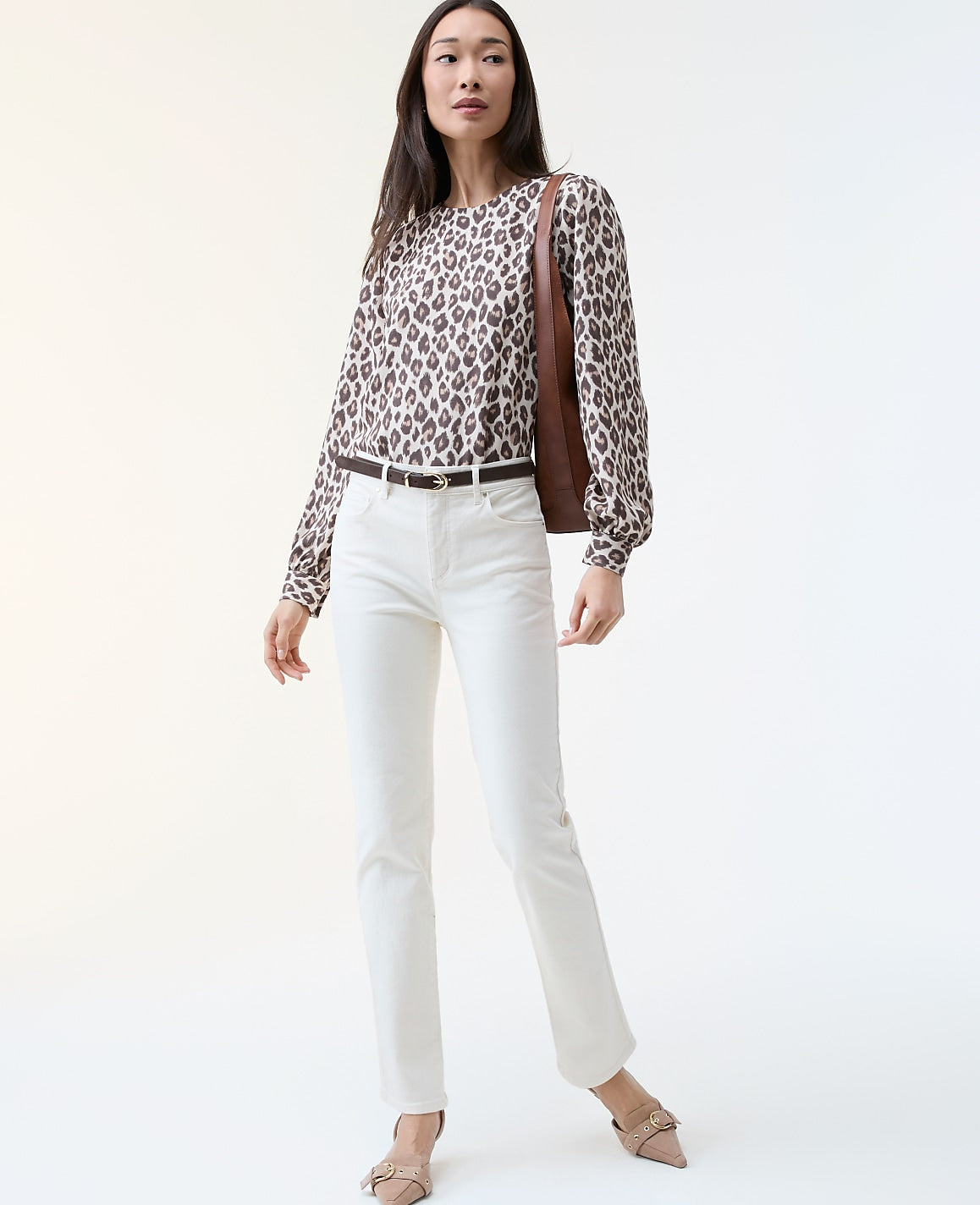Ann Taylor Ivory The Slim Jean