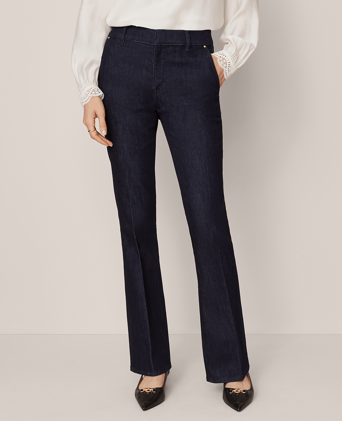 Ann Taylor Classic Rinse Wash The Boot Jean