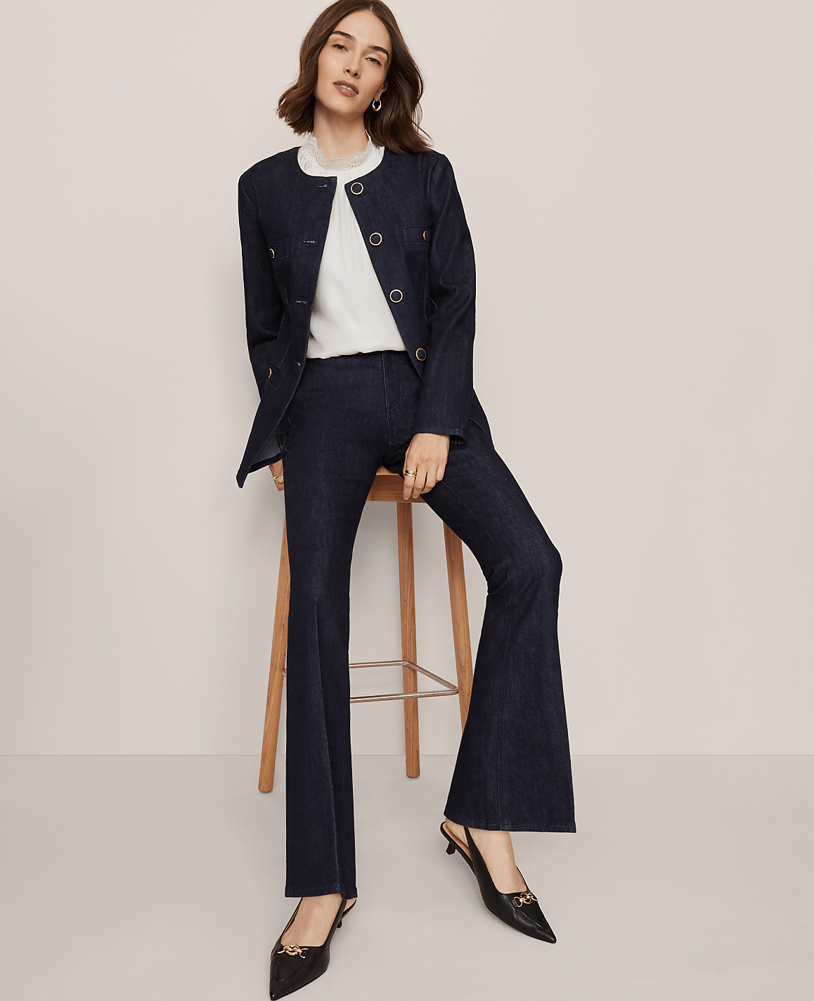 Ann Taylor Classic Rinse Wash The Boot Jean