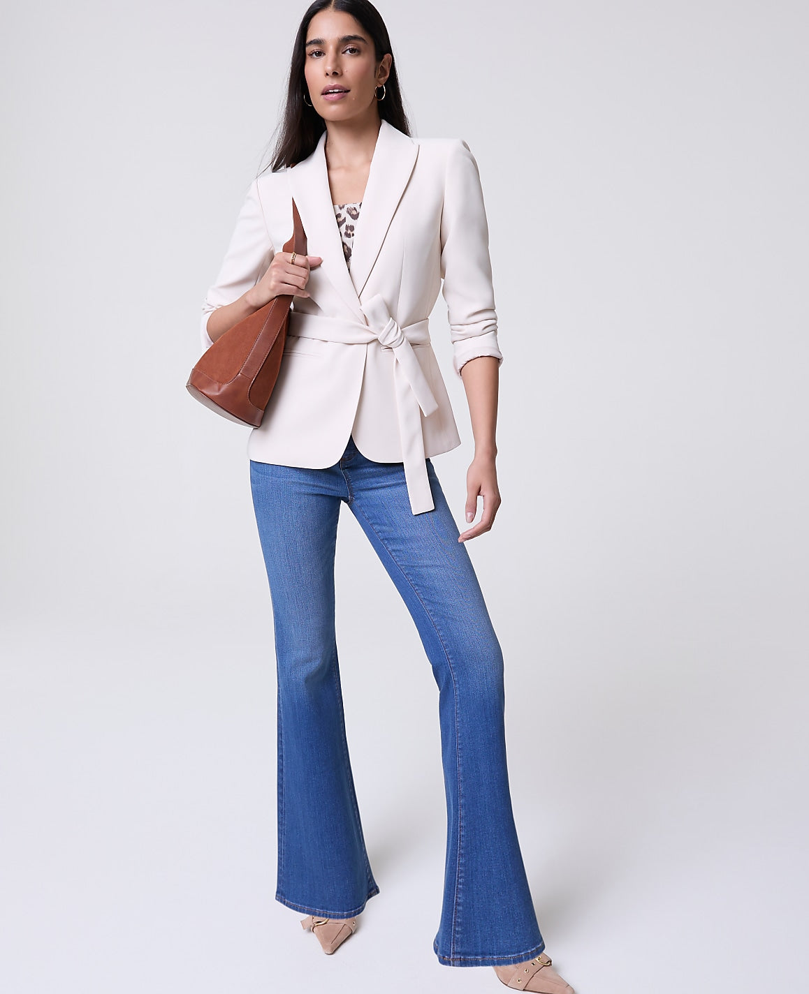 Ann Taylor Refined Dark Indigo Wash The Boot Jean