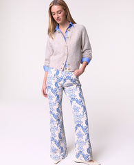 Ann Taylor Feather Weekend Toile Boot Jean