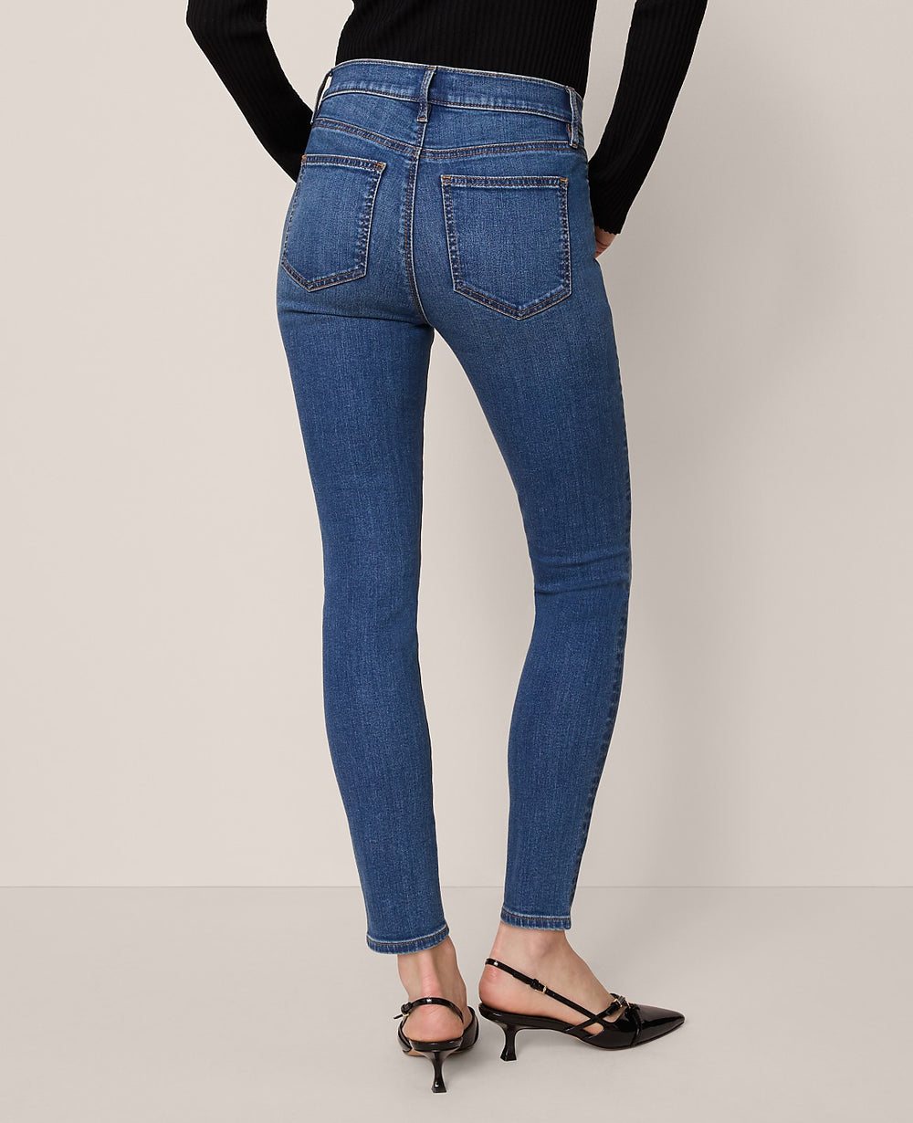 Ann Taylor Classic Mid Wash The Skinny Jean in Classic Wash