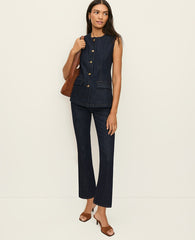 Ann Taylor Classic Rinse Wash The Cropped Boot Jean