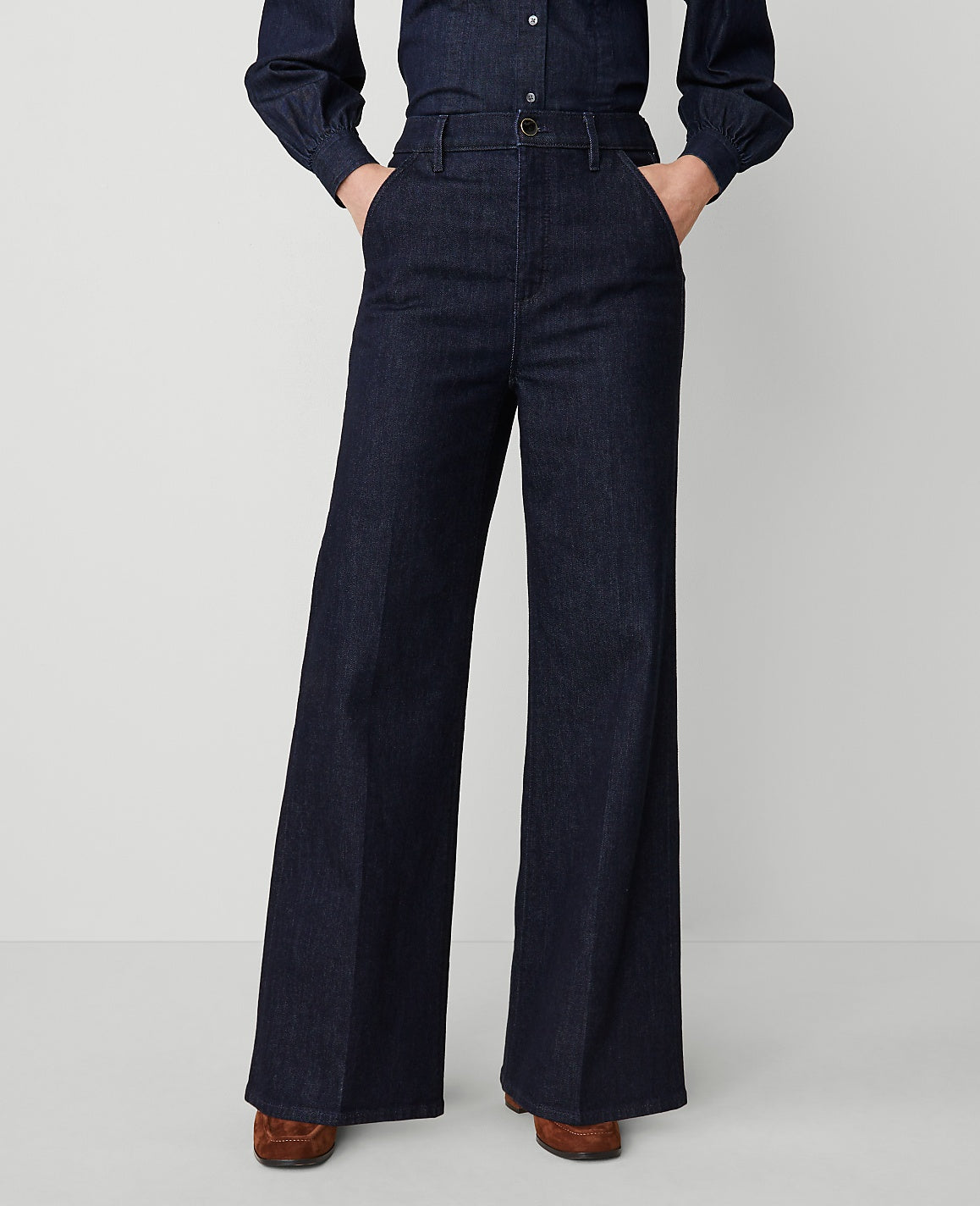 Ann Taylor Classic Rinse Wash The Denim Trouser
