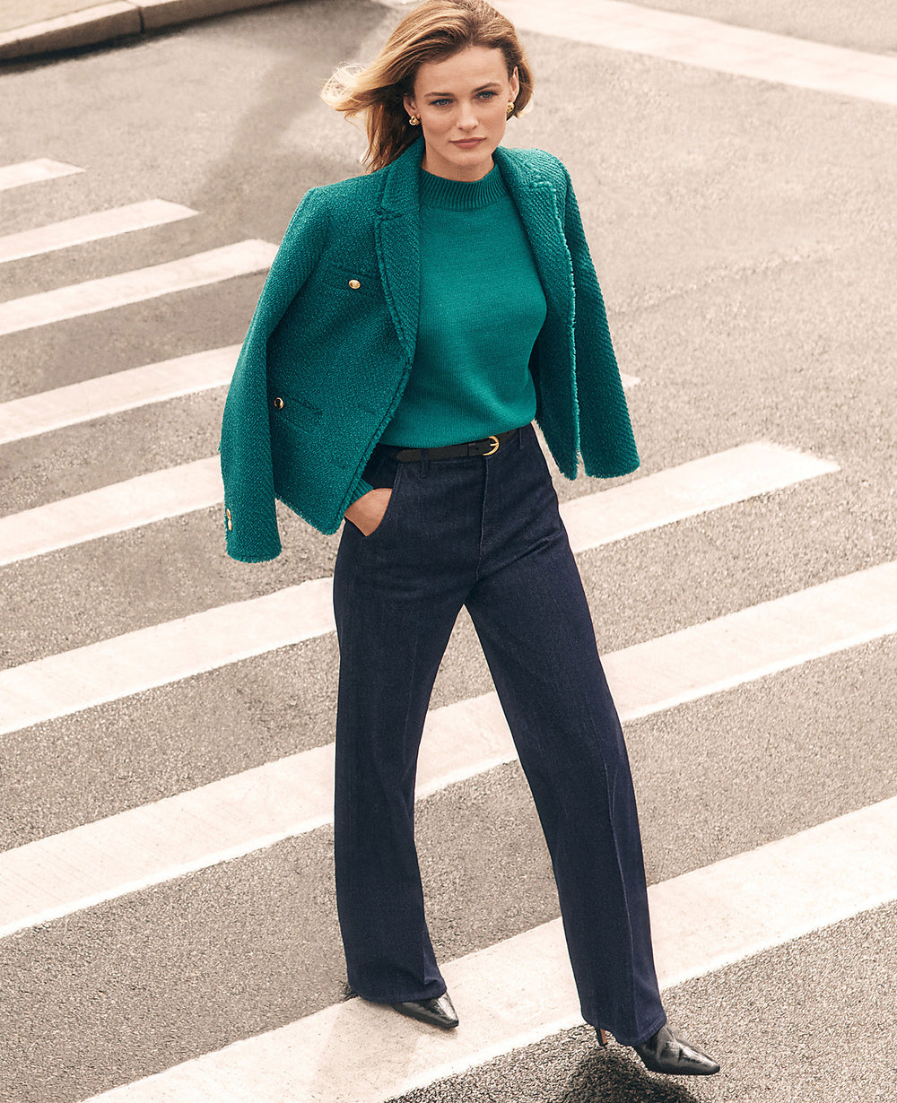 Ann Taylor Classic Rinse Wash The Denim Trouser