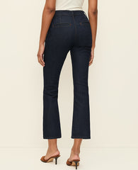 Ann Taylor Classic Rinse Wash The Cropped Boot Jean — Curvy Fit