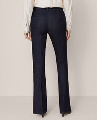 Ann Taylor Classic Rinse Wash Mid Rise Boot Jean in Rinse Wash - Curvy Fit