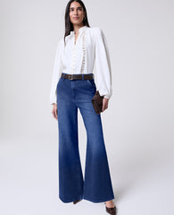 Ann Taylor Dark Wash The Denim Trouser