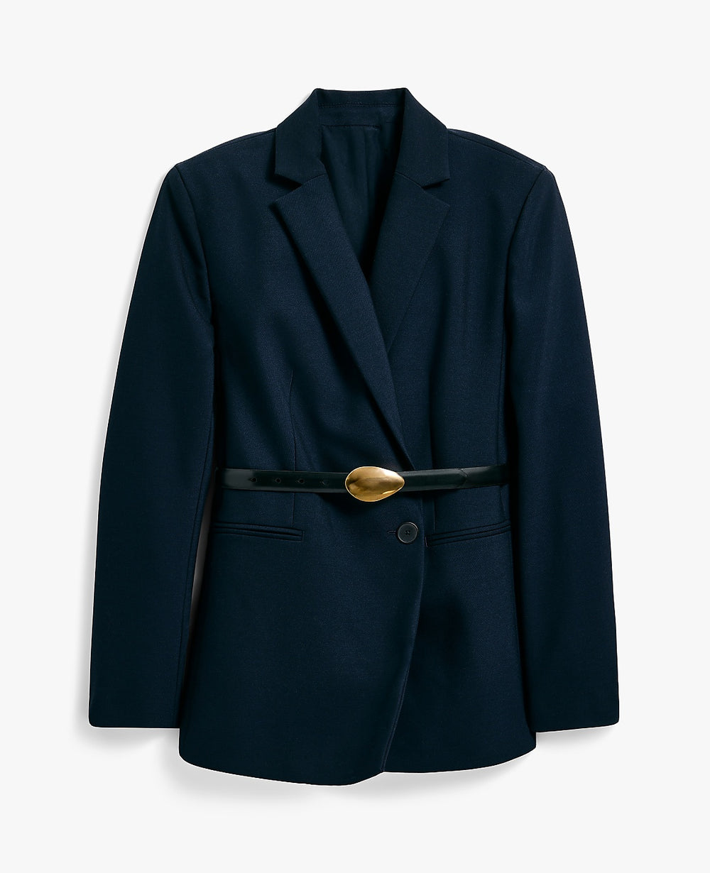Ann Taylor Night Sky The Straight Fit Double Breasted Blazer