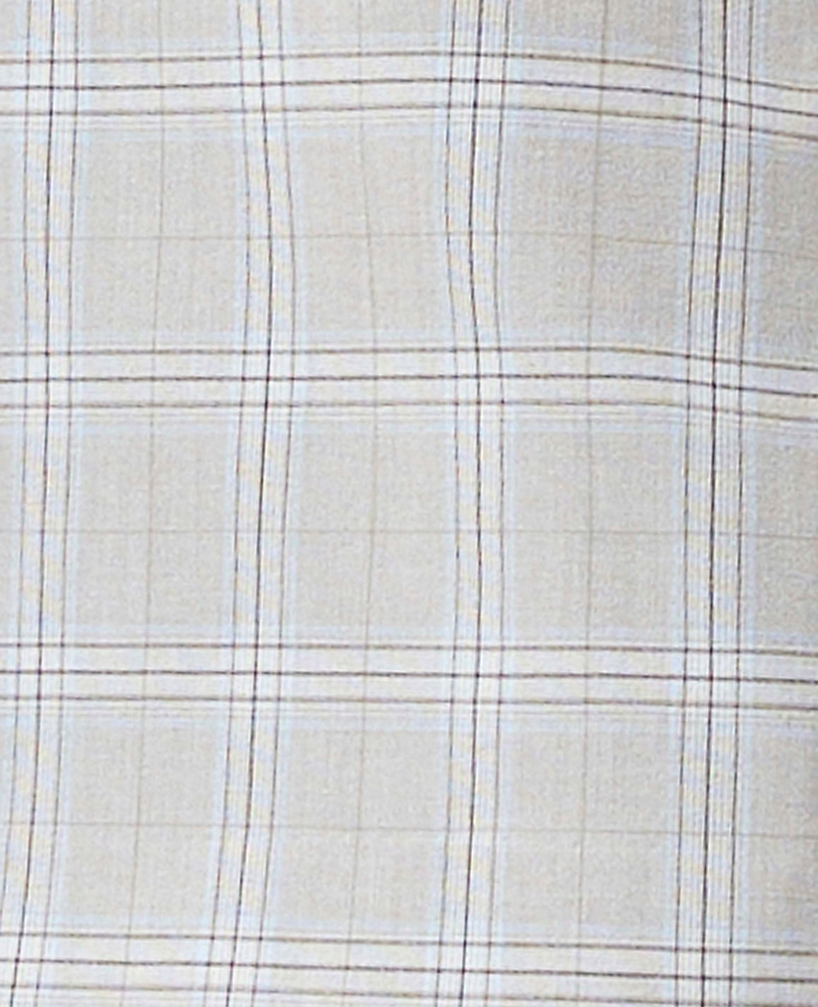 Ann Taylor Tan/Blue Combo The Long Crew Neck Vest in Plaid