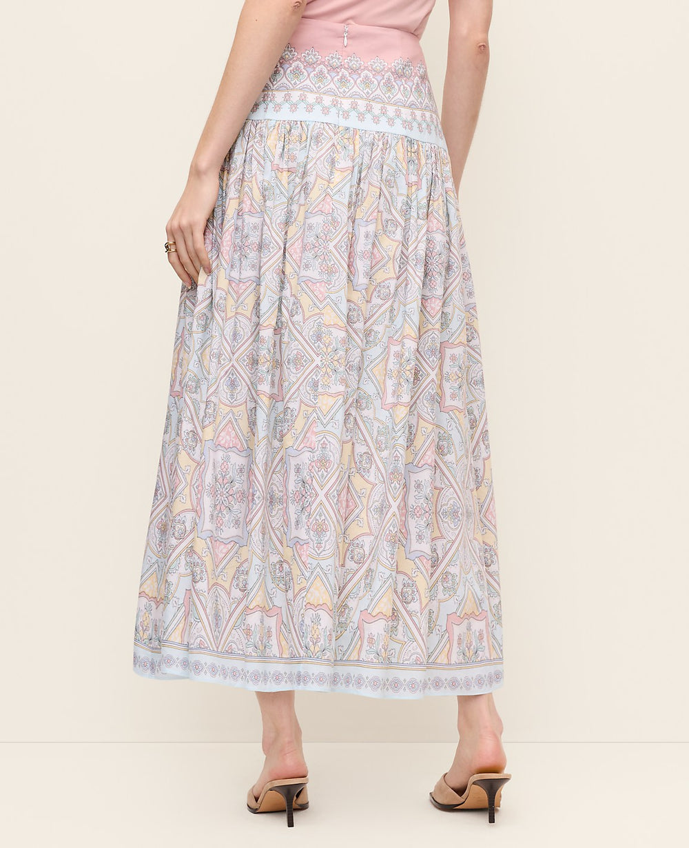 Ann Taylor Multi Paisley Maxi Skirt