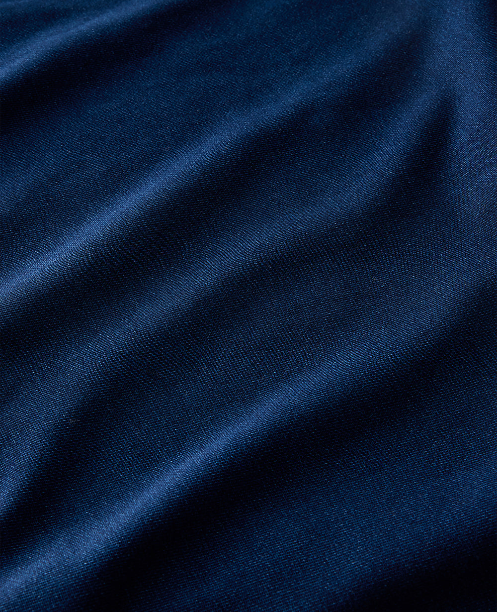 Ann Taylor Dark Indigo Haven Well Within Indigo Cotton Terry Wide Leg Pants