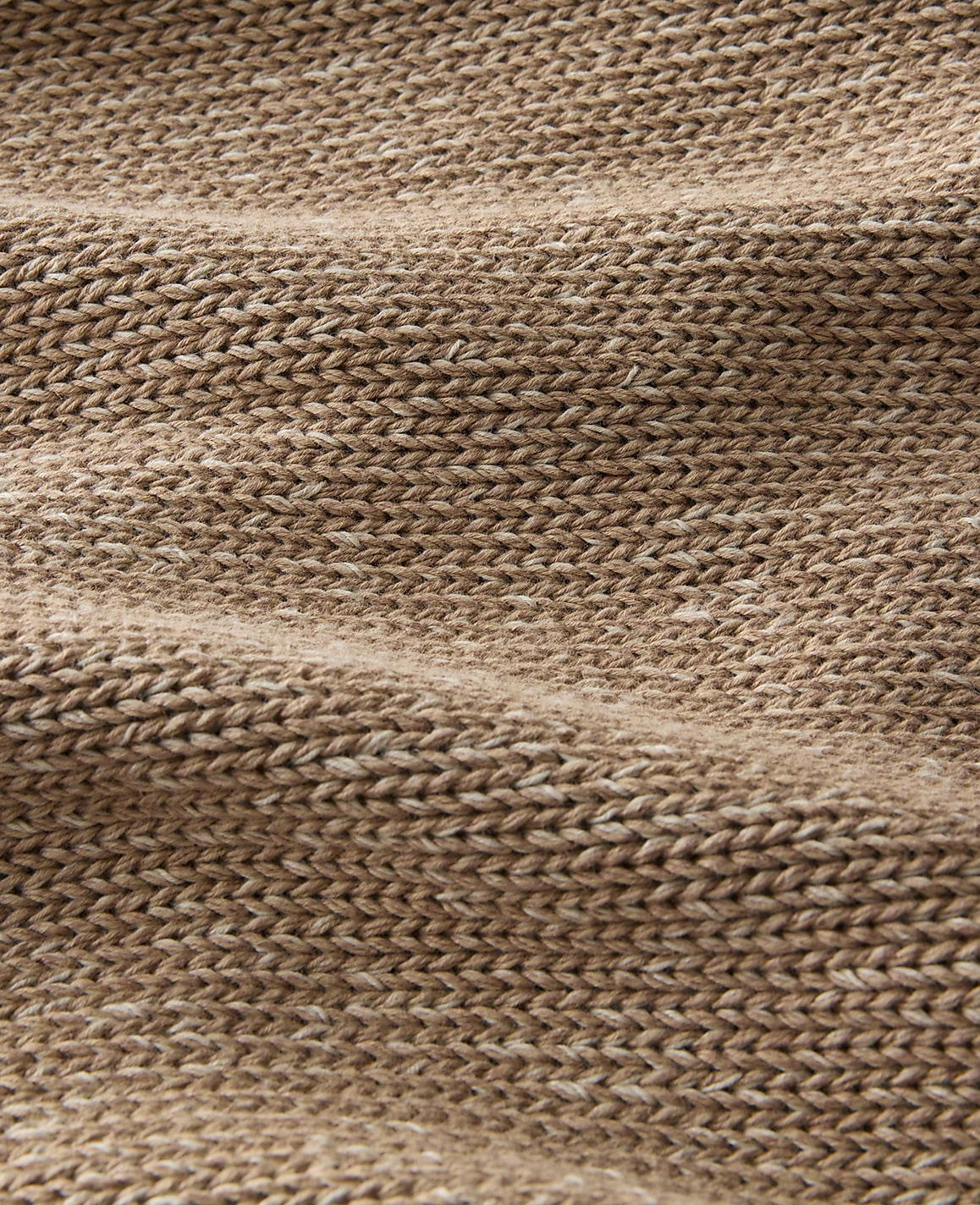 Ann Taylor Taupe Haven Well Within Organic Cotton Linen Plaited V-Neck Cardigan