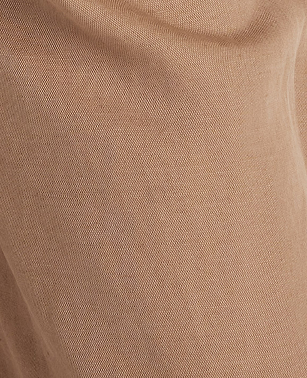 Ann Taylor Neutral Haven Well Within Linen Blend Dobby Jacket