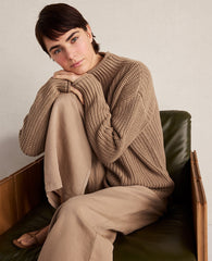 Ann Taylor Neutral Haven Well Within Linen Blend Dobby Wide Leg Pants