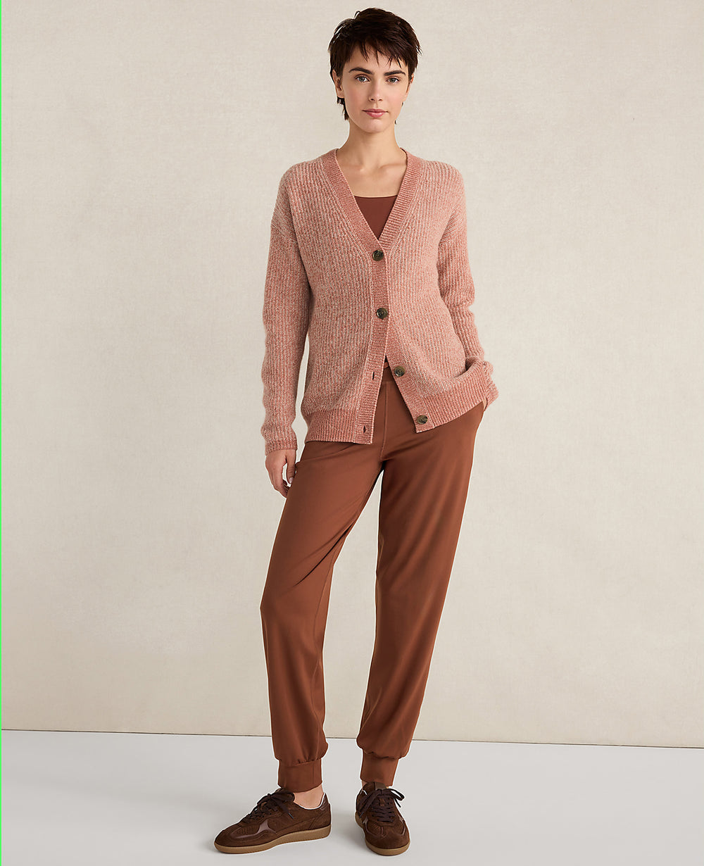 Ann Taylor Hibiscus Bloom Have Well Within Cashmere Shaker Stitch Cardigan
