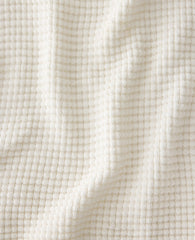 Ann Taylor Ivory Haven Well Within Organic Cotton Cashmere Waffle Wide Leg Pants