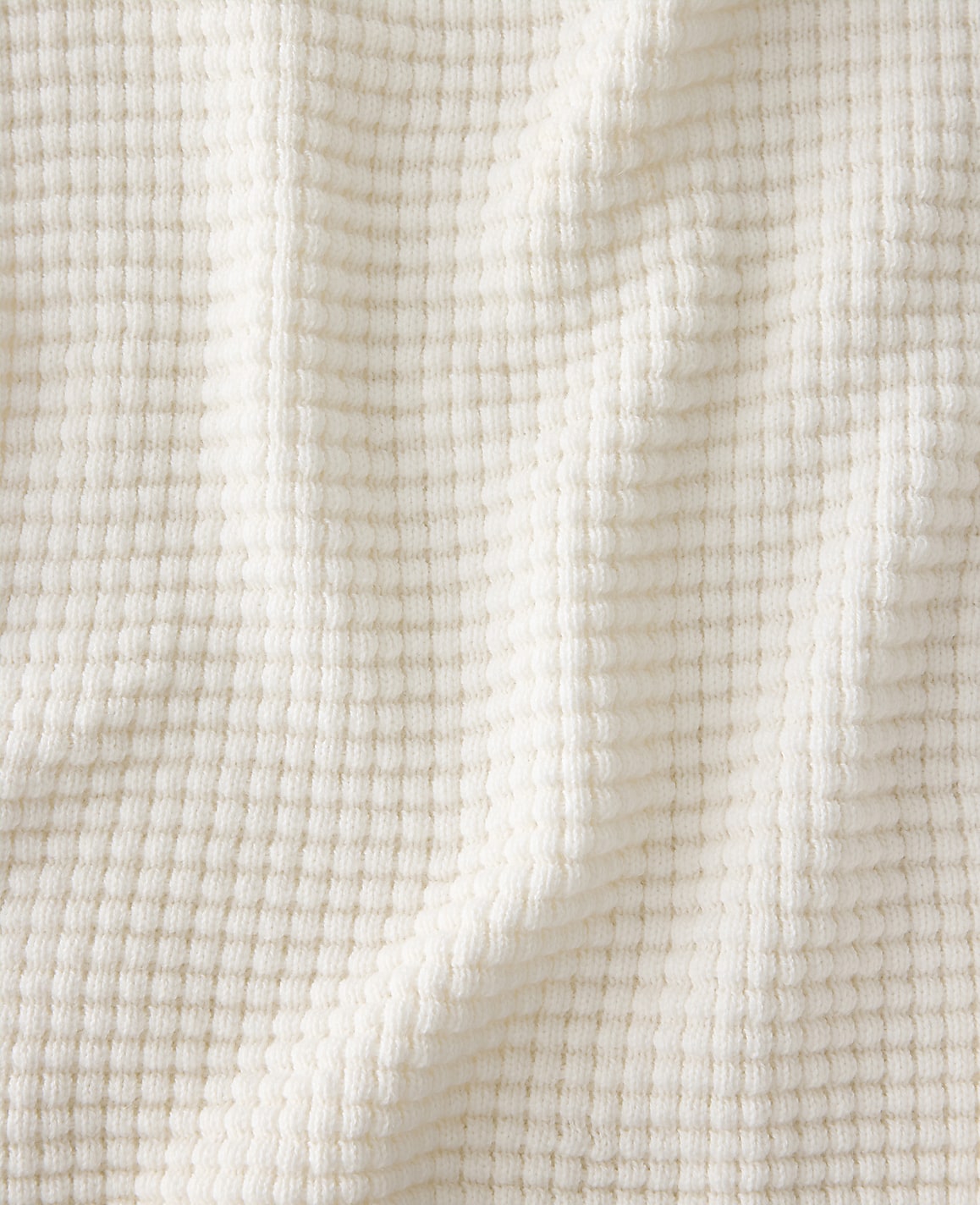Ann Taylor Ivory Haven Well Within Organic Cotton Cashmere Waffle Pullover