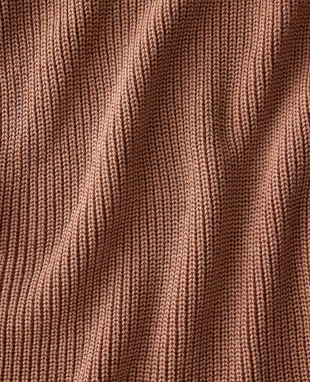 Ann Taylor Smokey Rose Haven Well Wthin Cotton Shaker Stitch Pocket Crewneck