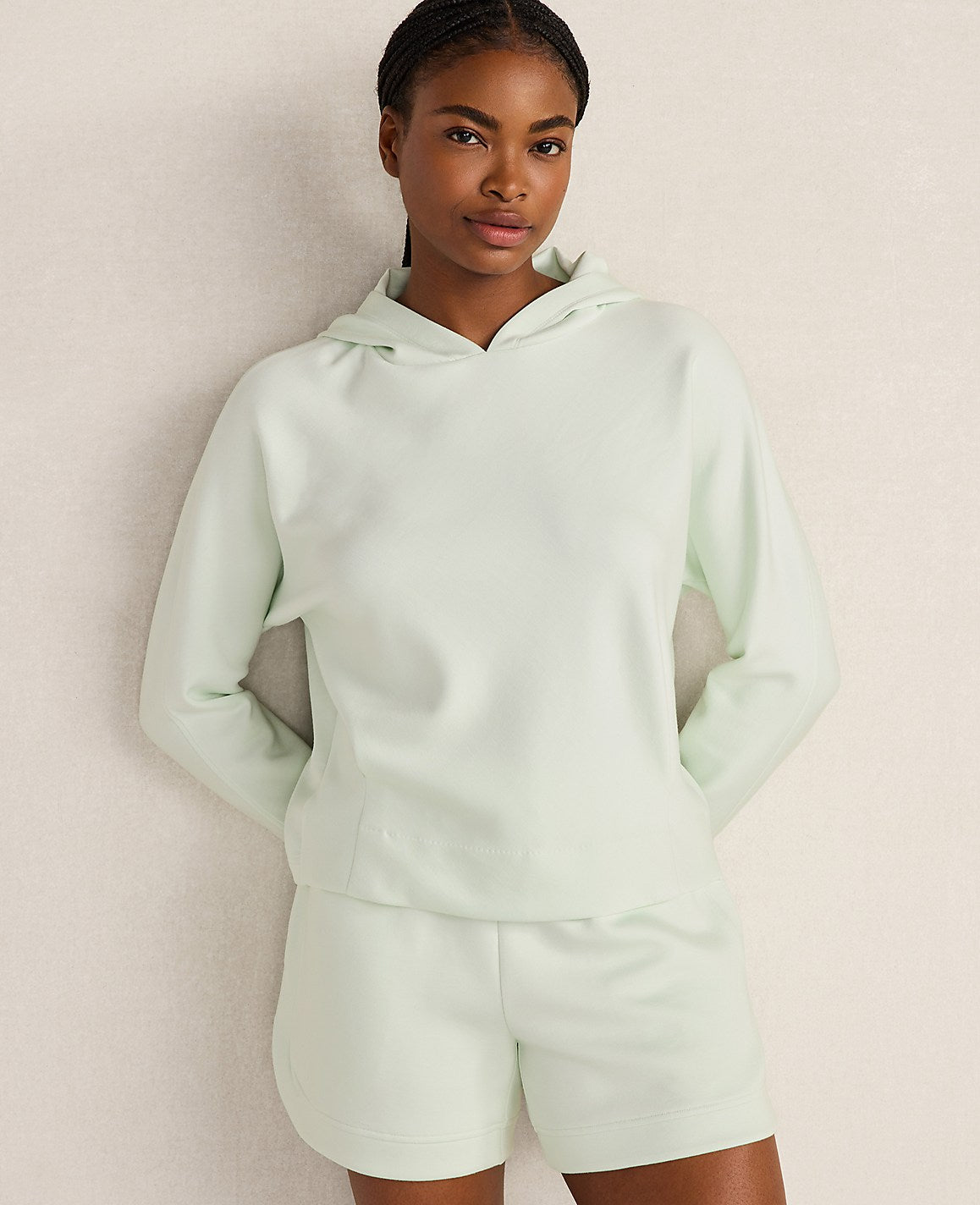 Ann Taylor Trellis Haven Well Within Soft Knit Shorts