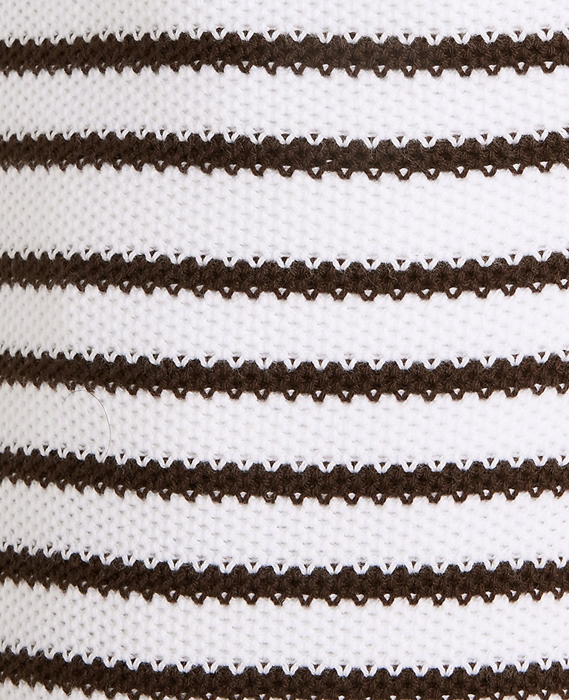 Ann Taylor White Haven Well Within Cotton Stripe Cardigan